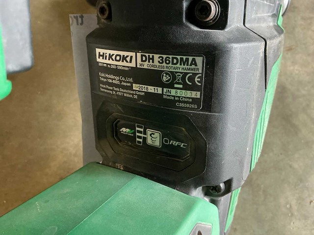 Hitachi dh36dma breekhamer - afbeelding 5 van  5