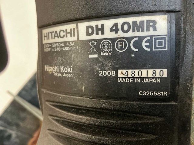 Hitachi dh5040mr breekhamer - afbeelding 3 van  4