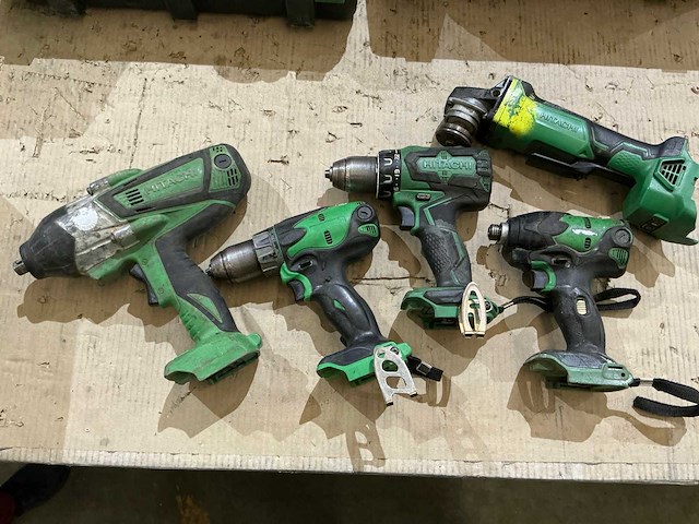 Hitachi divers accugereedschap (5x) - afbeelding 1 van  10