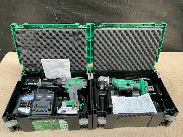 Hitachi diverse accu gereedschappen (2x) - afbeelding 1 van  3