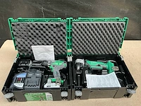 Hitachi diverse accu gereedschappen (2x)