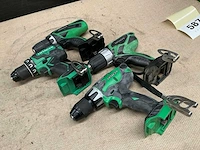Hitachi diverse accu gereedschappen (4x) - afbeelding 1 van  13