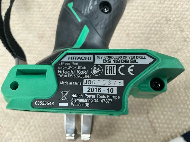 Hitachi diverse accu gereedschappen (4x) - afbeelding 11 van  13