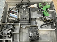 Hitachi ds 14dbl accu schroefboormachine - afbeelding 1 van  3