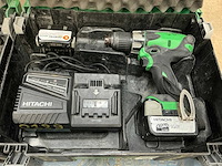 Hitachi ds 14dsl accu schroefboormachine (2x) - afbeelding 4 van  5