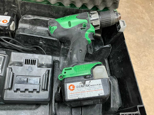 Hitachi ds 14dsl accu schroefboormachine (2x) - afbeelding 5 van  5