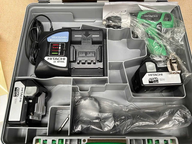 Hitachi ds 18dbl accu boormachine - afbeelding 4 van  5