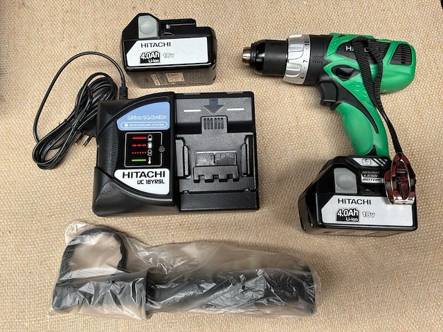 Hitachi ds 18dbl accu boormachine - afbeelding 1 van  5