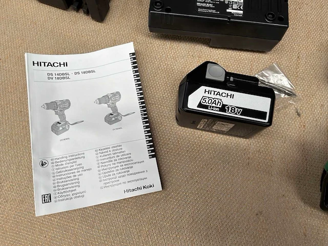 Hitachi ds 18dbsl accu boormachine - afbeelding 4 van  7