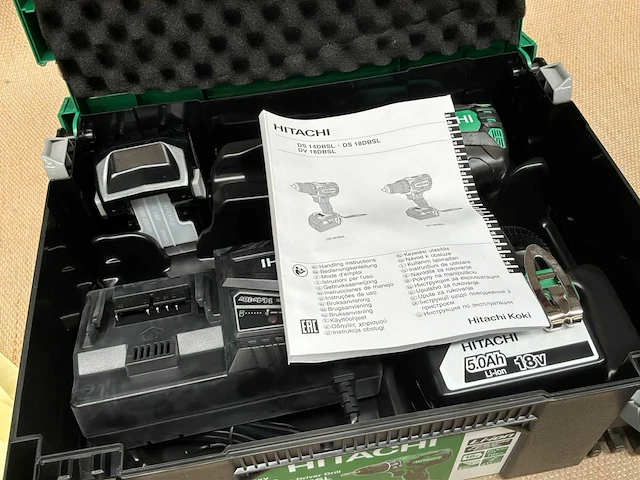 Hitachi ds 18dbsl accu boormachine - afbeelding 3 van  7