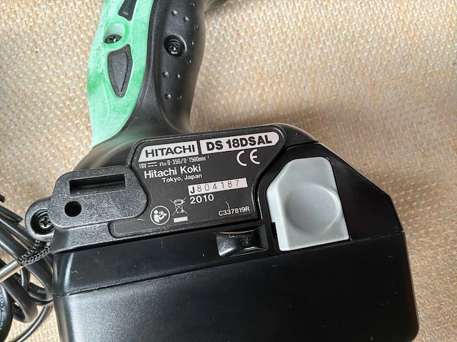 Hitachi ds 18dsal accu boormachine - afbeelding 2 van  4