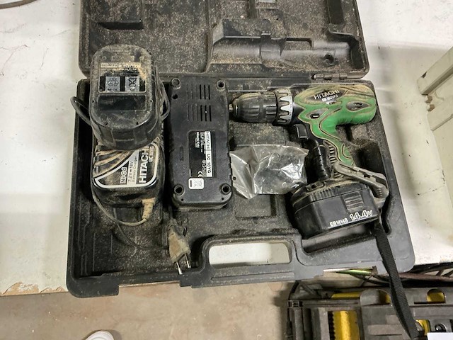 Hitachi ds 18dvf3 schroefmachine - afbeelding 1 van  4