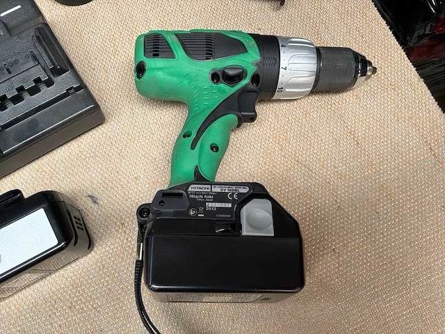 Hitachi dv 18dbl accu boormachine - afbeelding 2 van  8