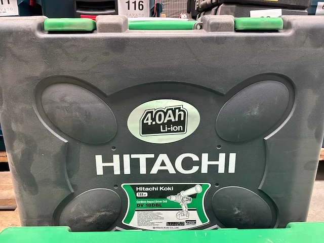 Hitachi dv 18dbl accu boormachine - afbeelding 6 van  6