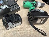 Hitachi dv 18dbl accu boormachine - afbeelding 4 van  8