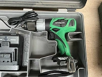 Hitachi dv 18dbl schroefboormachine - afbeelding 1 van  5