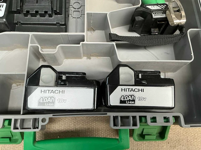 Hitachi dv 18dbl schroefboormachine - afbeelding 5 van  5