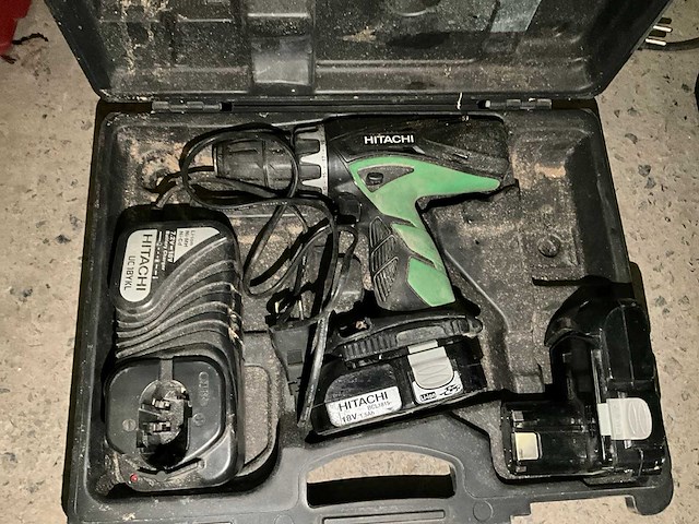 Hitachi dv18dcl2 accu boor-schroefmachines - afbeelding 1 van  2