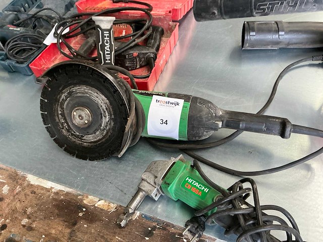 Hitachi elektrische gereedschappen (2x) - afbeelding 3 van  5
