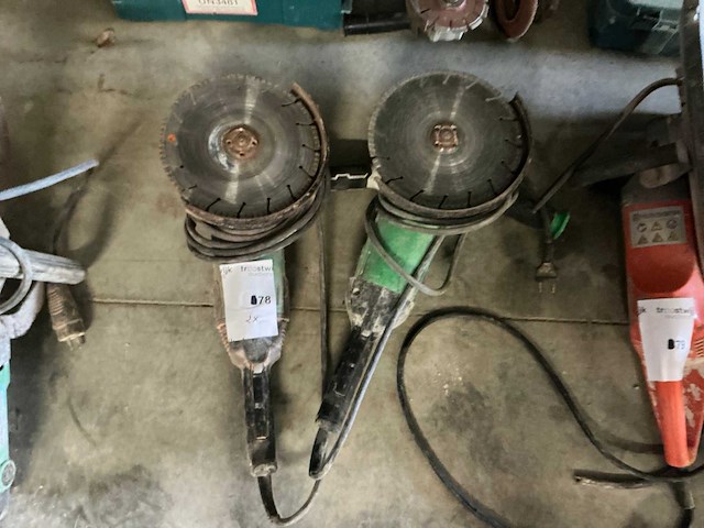Hitachi en hikoki haakse slijper (2x) - afbeelding 2 van  7