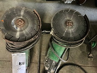 Hitachi en hikoki haakse slijper (2x) - afbeelding 3 van  7