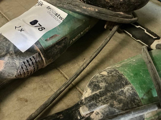 Hitachi en hikoki haakse slijper (2x) - afbeelding 7 van  7