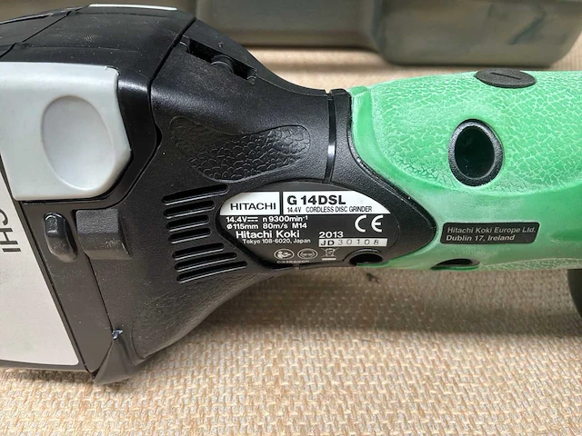Hitachi g14 dsl haakse slijpmachine - afbeelding 6 van  6