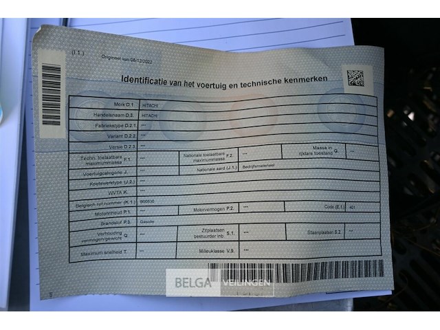 Hitachi graafmachine - afbeelding 2 van  19