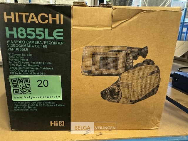 Hitachi h855le video camera - afbeelding 2 van  5