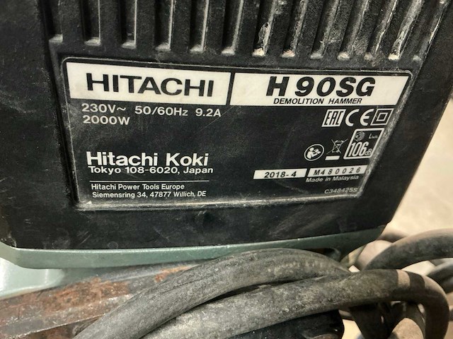 Hitachi h90sg breekhamer - afbeelding 6 van  6
