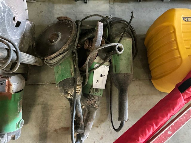 Hitachi haakse slijper (3x) - afbeelding 1 van  4