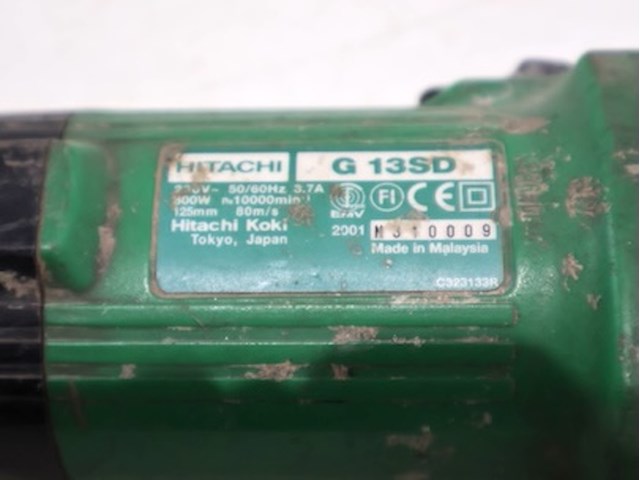Hitachi haakse slijper - afbeelding 3 van  4
