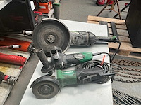 Hitachi haakse slijpmachine (3x) - afbeelding 1 van  10