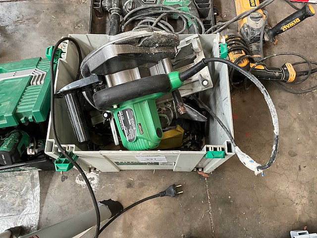 Hitachi / hikoki schuurmachine + afkortzaag - afbeelding 1 van  4