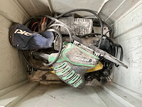 Hitachi / hikoki schuurmachine + afkortzaag - afbeelding 2 van  4