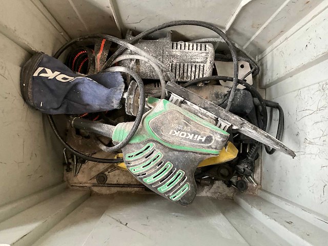 Hitachi / hikoki schuurmachine + afkortzaag - afbeelding 2 van  4