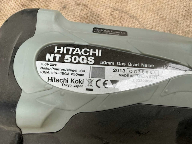 Hitachi nt 50gs gastray tacker - afbeelding 5 van  5