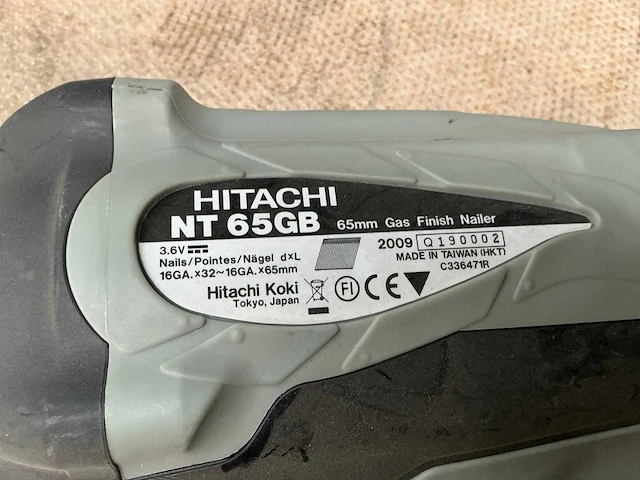 Hitachi nt 65gb gastray tacker - afbeelding 7 van  7