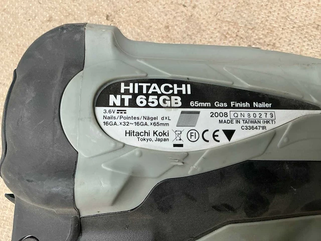 Hitachi nt 65gb gastray tacker - afbeelding 7 van  7