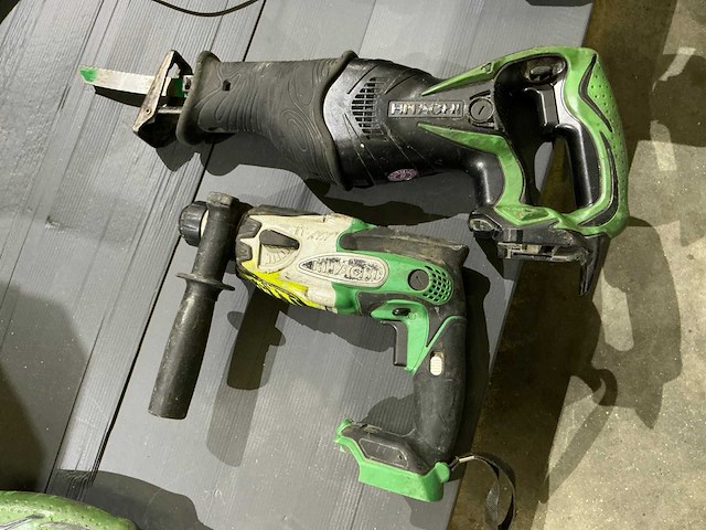 Hitachi partij divers accugereedschap - afbeelding 1 van  4