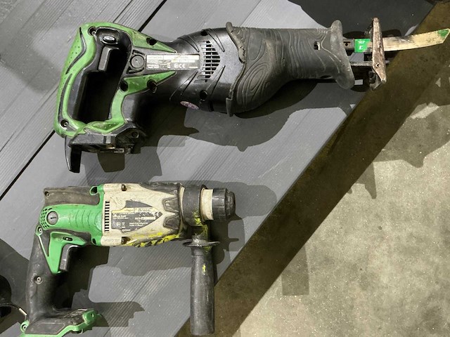 Hitachi partij divers accugereedschap - afbeelding 2 van  4