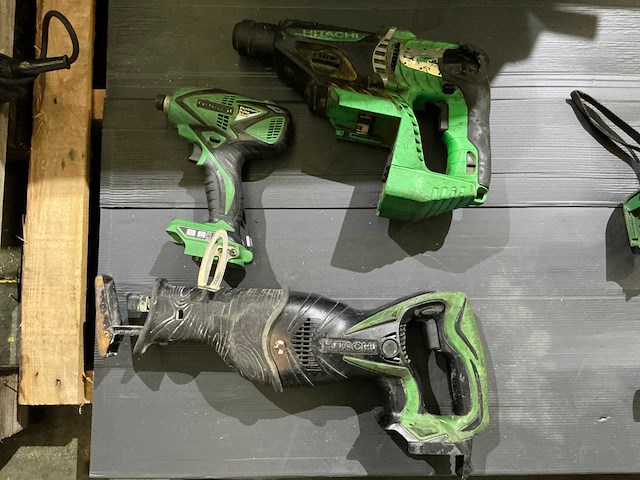 Hitachi partij divers accugereedschap - afbeelding 1 van  5