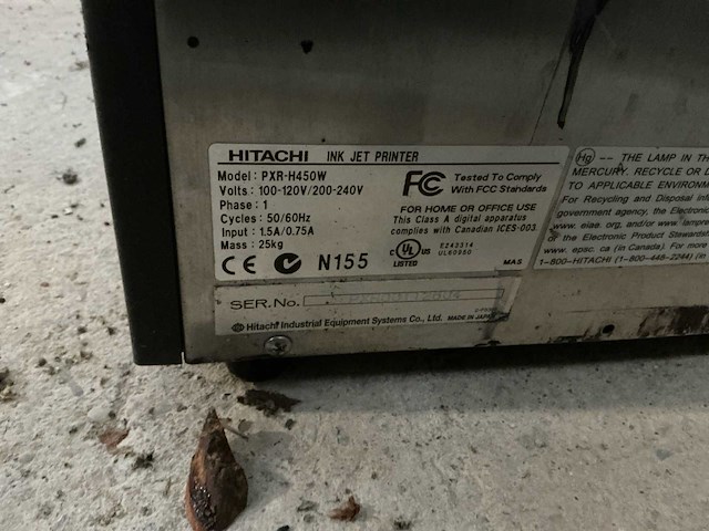 Hitachi pxr-h450w inktjetprinter (2x) - afbeelding 7 van  7