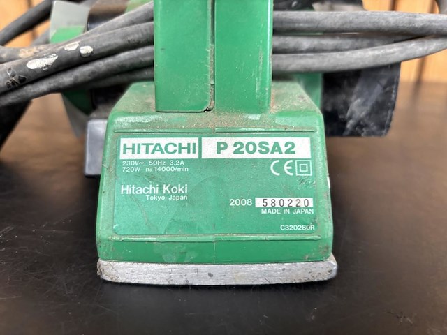Hitachi schaafmachine p20sa2 - afbeelding 4 van  6