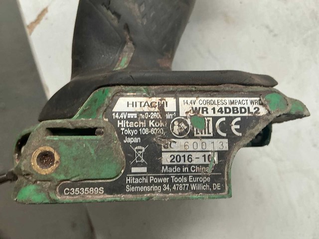 Hitachi slagmoersleutel (2x) - afbeelding 4 van  8