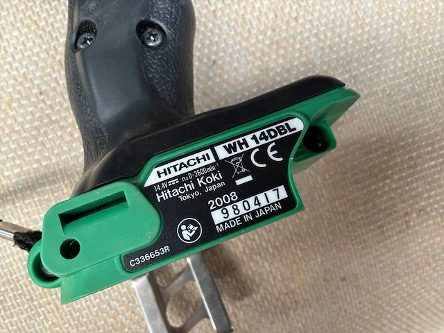 Hitachi wh 14dbl accu slagschroevendraaier - afbeelding 2 van  5