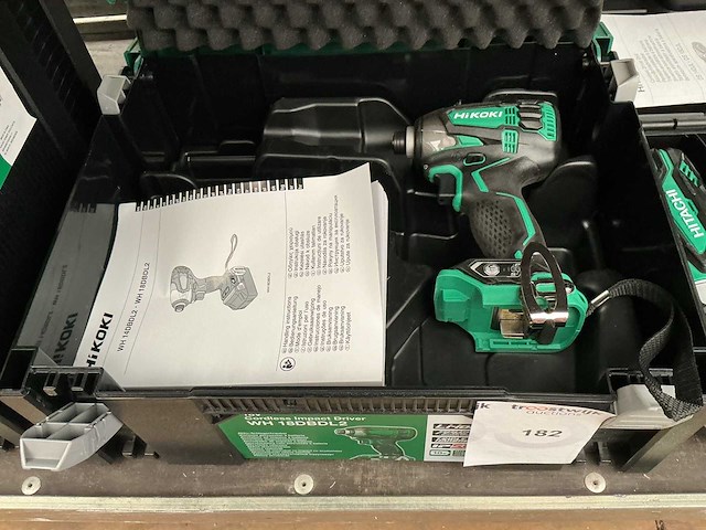 Hitachi wh 18dbdl2 accu slagmoer schroevendraaier - afbeelding 1 van  1