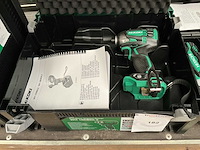 Hitachi wh 18dbdl2 accu slagmoer schroevendraaier - afbeelding 1 van  1
