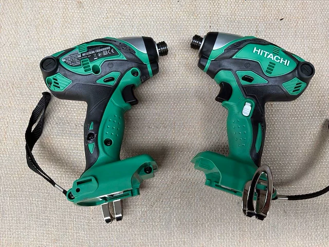 Hitachi wh 18dsdl accu slagschroevendraaier (2x) - afbeelding 1 van  5