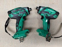 Hitachi wh 18dsdl accu slagschroevendraaier (2x)